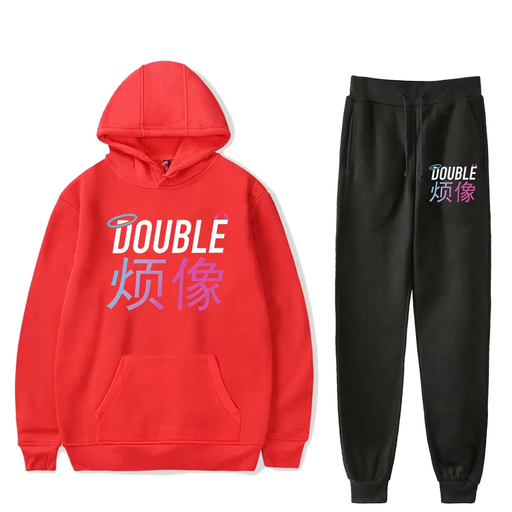 Stokes Twins Double Trouble Vintage 90s PULLOVER Merch sudaderas con capucha conjunto deportivo pantalones con capucha jersey de dos piezas hombres mujeres moda