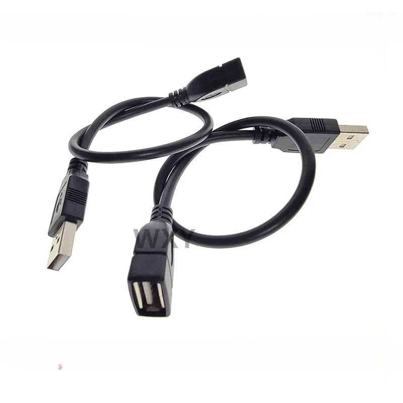 USB 2.0 Extension Cable 25CM Male to Female Short Data Transfer Cord for Smart TV PS4 Speed Charge Wire 0.5m 1.5m 3m 5m