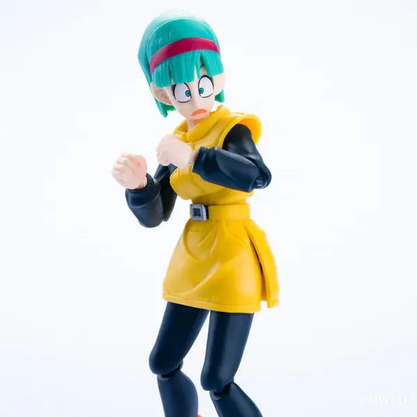 In Stock Original Bandai S.H.Figuarts DRAGON BALL Z Bulma Namekian Action Doll Figure Collectible Anime Figurine Model Toy Gift