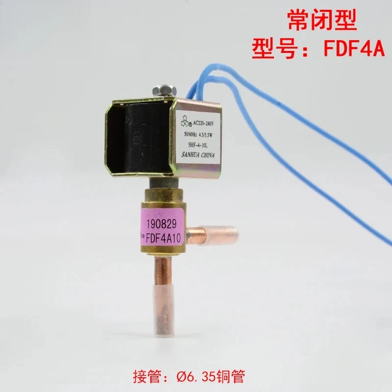 Solenoid valve FDF2A 4A 6A 8A Normally closed air energy air conditioner defrost solenoid two-way valve