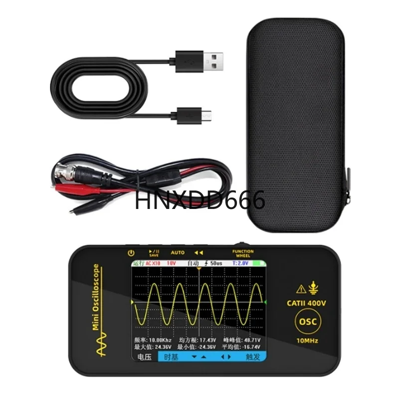 

Portable LCD Oscilloscope - 10MHz Digital Single Channel Mini Test Equipment for Automotive Diagnostics