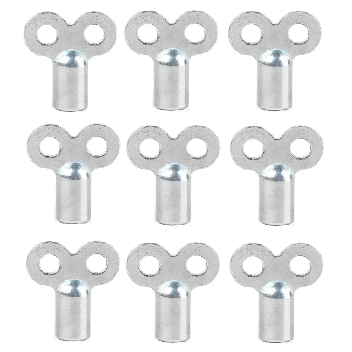 Radiator Exhaust Valve Key Switch Radiator Accessories Vent Valve Four Corners Deflation Valve Wrench Small Key 9pcs