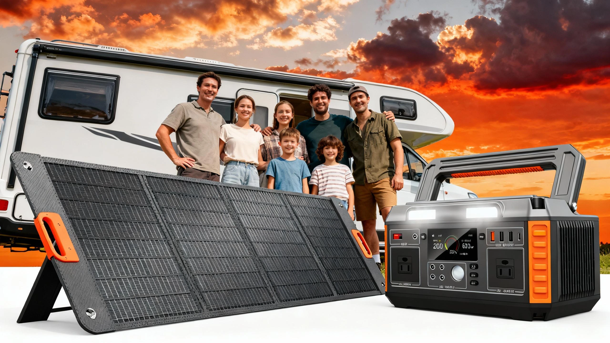 مجموعات الألواح الشمسية القابلة للطي 100 وات 200 وات 400 وات |   حل الطاقة الخاص بك خارج الشبكة للتخييم وحياة فان |   كفاءة عالية 80%