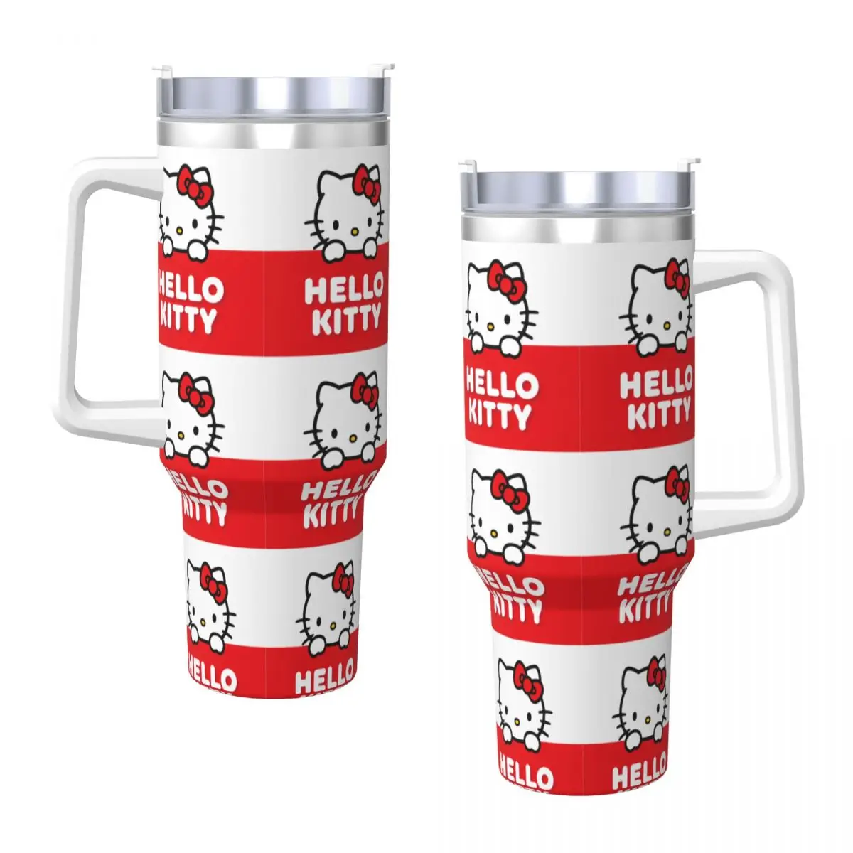 

Stainless Steel Tumbler Hello Kitty Coffee Mug Cartoon Cute Heat Preservation Cold Drink Mugs Cup Travel Custom Water Bottle