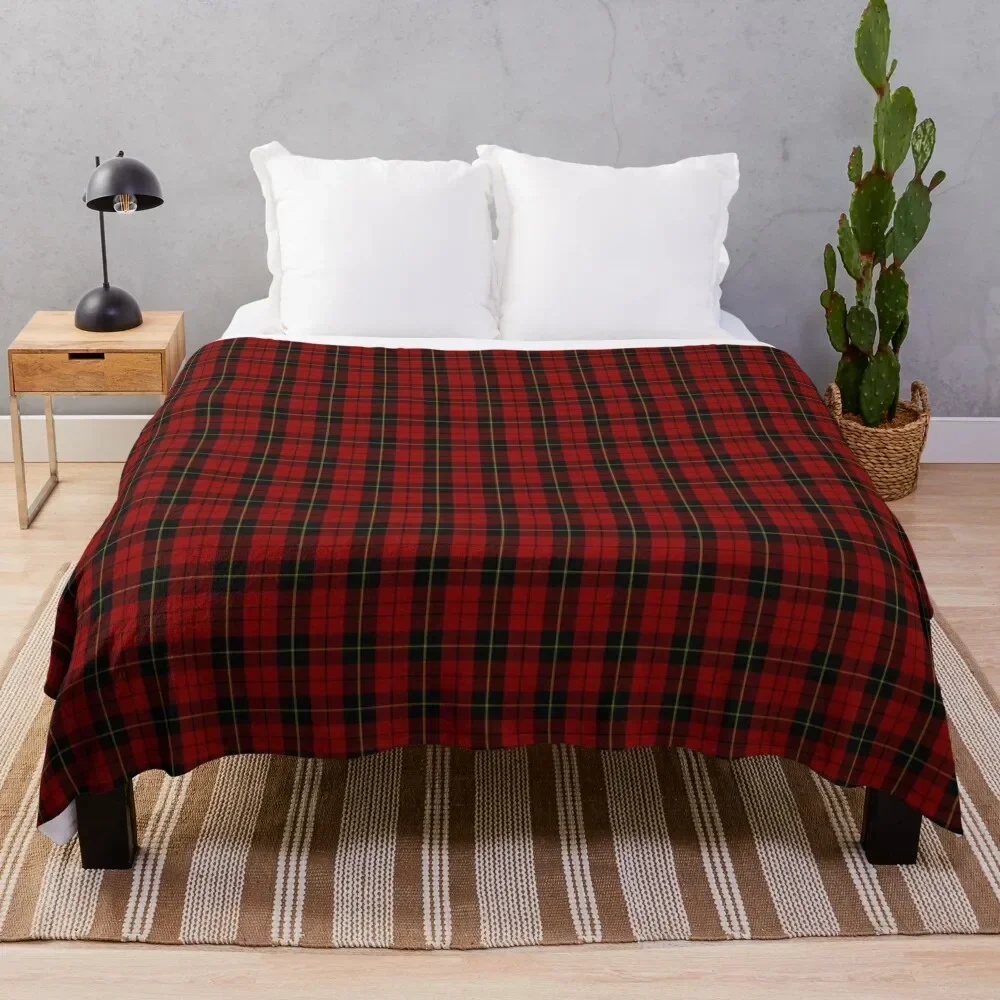 Wallace Tartan, Clan Wallace Throw Blanket Luxury Thicken christmas gifts Plaid Decorative Beds Blankets