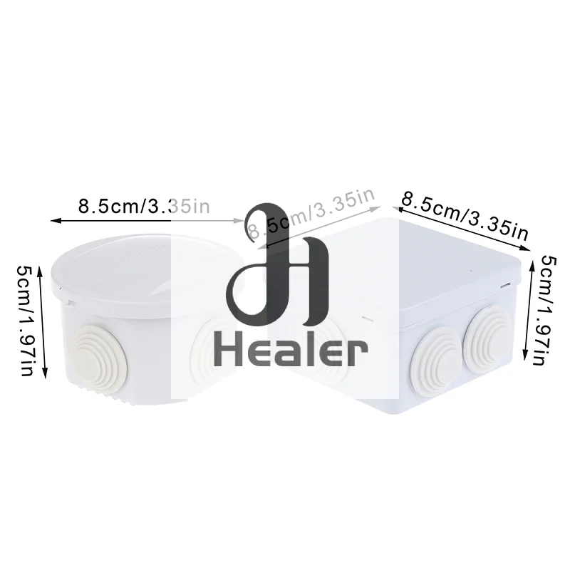 ABS Electrical Junction Box DIY Power Control Case IP65 Waterproof For Cable Wire Connection Enclosure For Indoor/Outdoor