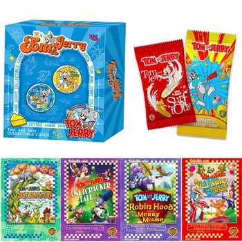 New animation Tom and Jerry 80th anniversary card family board game toy collection card children's birthday gift