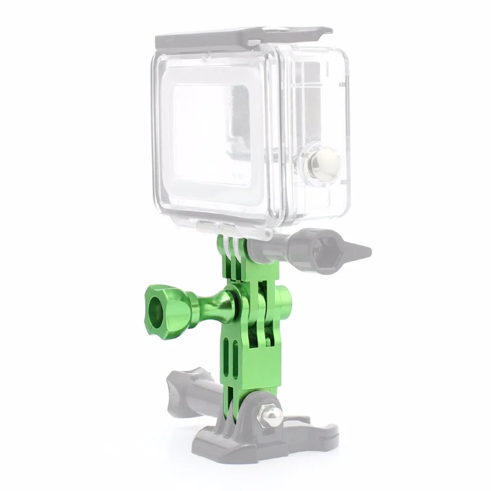 CNC-Aluminium-Drei-Wege-Schwenkarm-Montageadapter für GOPRO Hero 13 9 8 7 6 4 5 Sitzung DJI Yi SJcam EKEN AEE Sony Action-Kamera – Detail 22