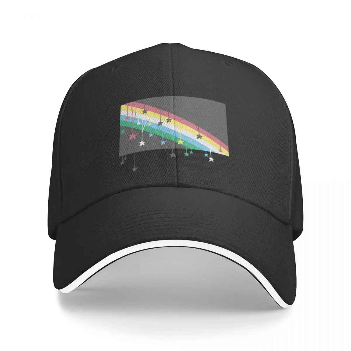 Starry Queer Disability Flag Baseball Cap Gentleman Hat Cosplay Brand Man cap western Hat Baseball Men Women's