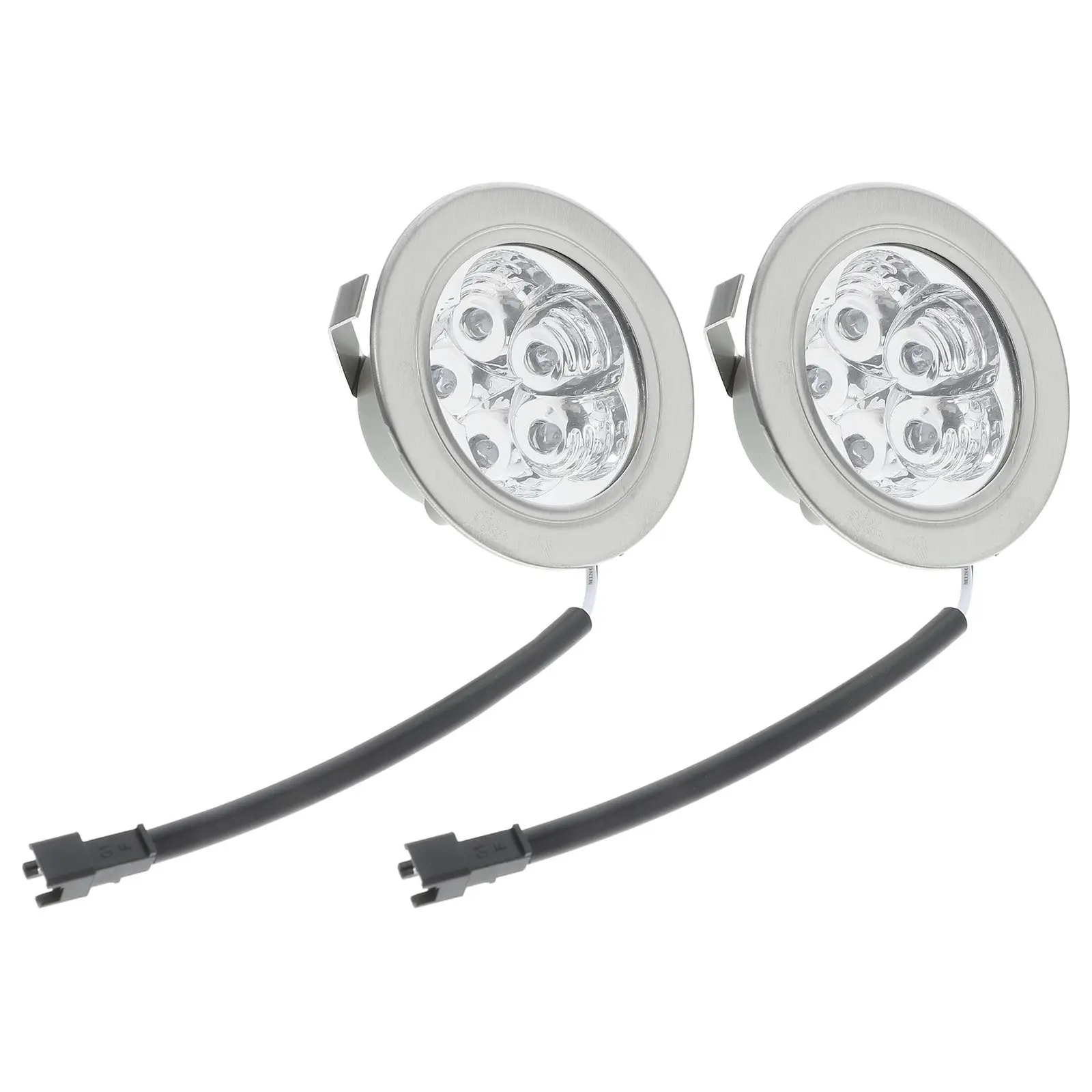 

2 шт. светодиодные лампы для вытяжки, холодный белый свет 6000K, высокая яркость, энергосберегающие, замена для кухонной вытяжки/плиты