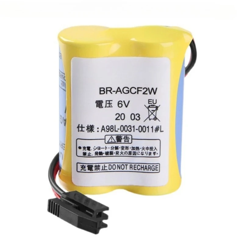 PLC Battery A98L-0031-0025  A98L00310025 BR-2/3AGCT4A BR2/3AGCT4A BR-2/3A4F for Fanuc 18-T Series Programmable Logic Controllers