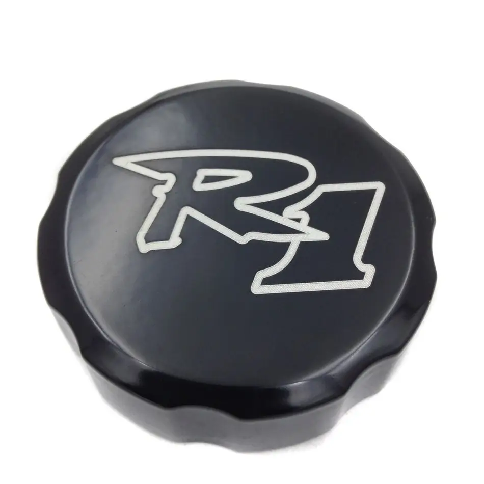 Brake Fluid Reservoir Cap For 1998-2012 08 09 10 11 Yamaha YZF R1 YZF-R1 yzfr1 Motorcycle Billet Aluminum