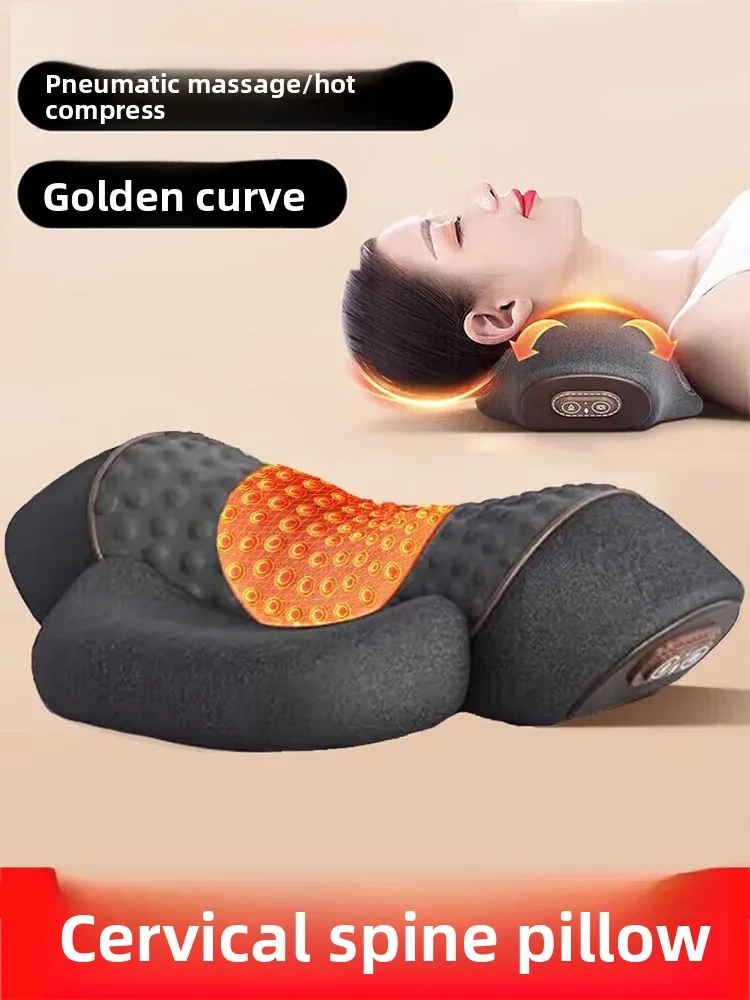 

Pillow Cervical Spondylosis Special Sleep Aid Treatment Cervical Sleeping Anti-reverse Arch Hot Compress Massager