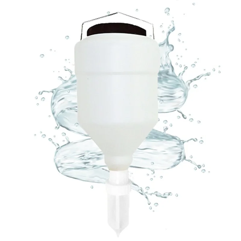 Garrafa redonda de 5,5l e bicos dispensadores, garrafa de molho de grande diâmetro, garrafa de apertar de condimentos pendurados