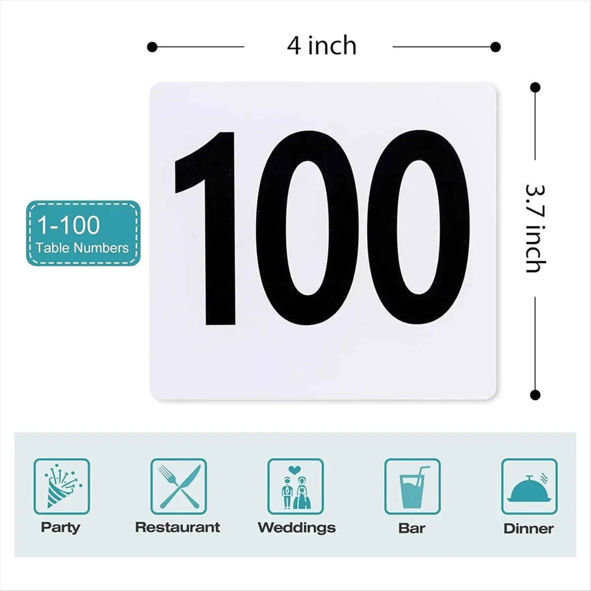 Abfw 100Pcs Table N…