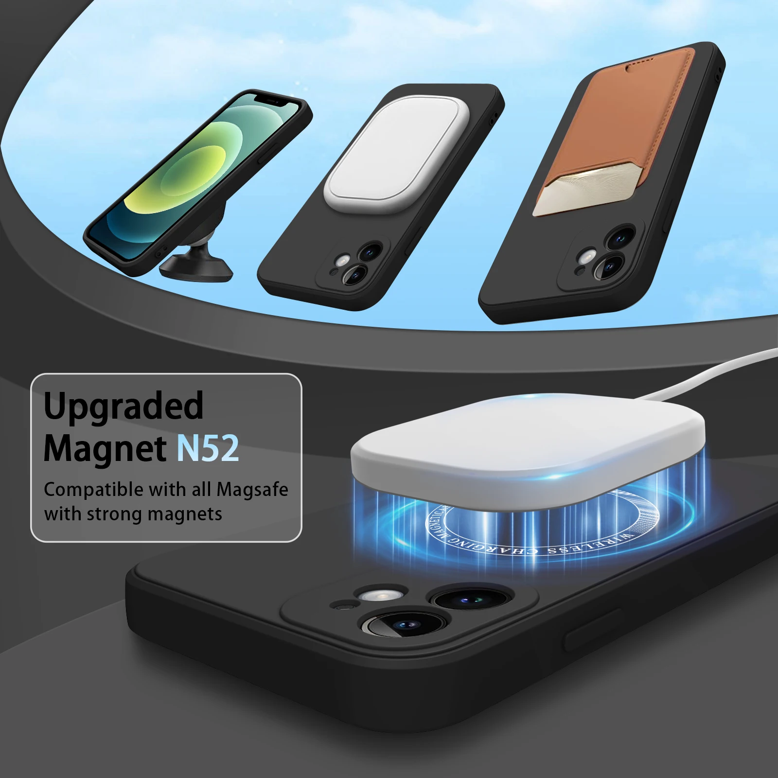 Magnetic Liquid Silicone Phone - Liquid Silicone Magnetic Phone Case review and price