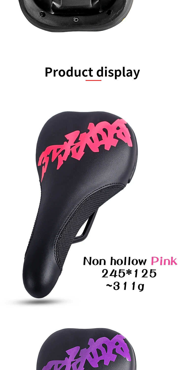 Neuer Boarse Fahrrads attel MTB Mountain Rennrads itz Farbe hohl bequemes Fahrrad kissen Dirt Jump Fahrrads attel – Detail 3