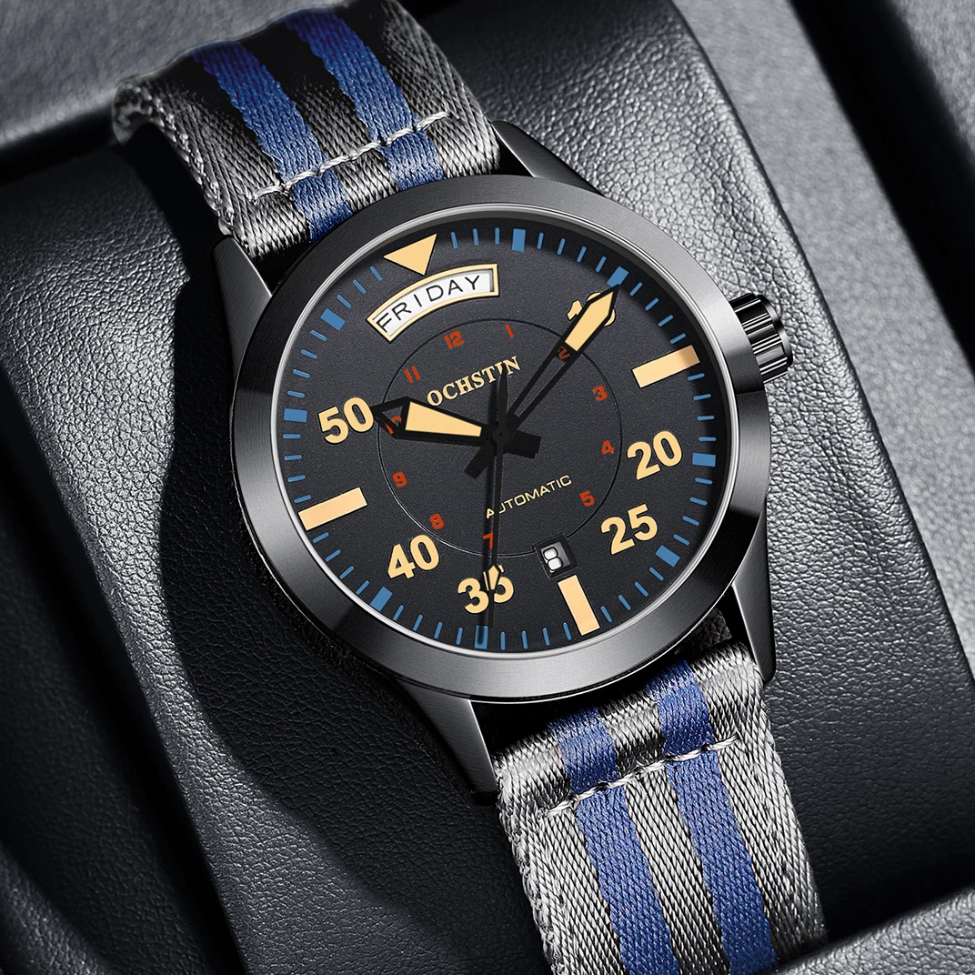 

Мужские автоматические механические часы OCHSTIN, водонепроницаемые, военные, спортивные, аналоговые, роскошные наручные часы, подарок, Montre Homme, часы для мужчин