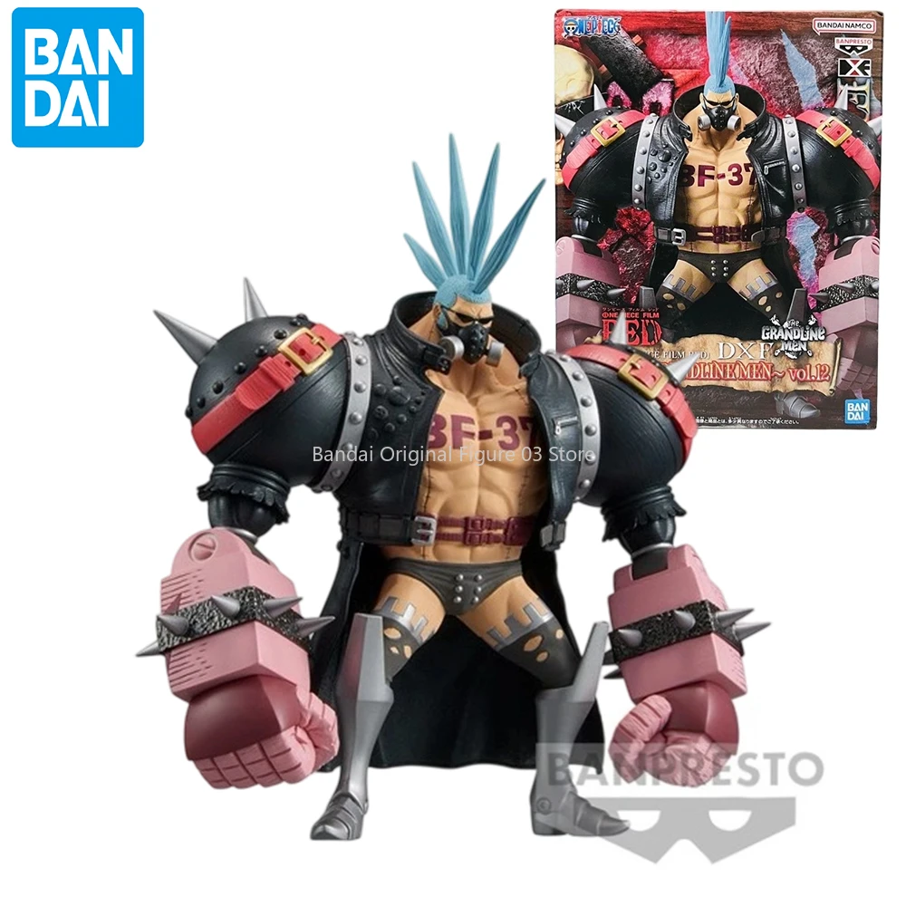 

Original Genuine Banpresto One Piece DXF Red Theatrical Version vol.12 15cm Franky PVC Action Figure Toys Model For Boy