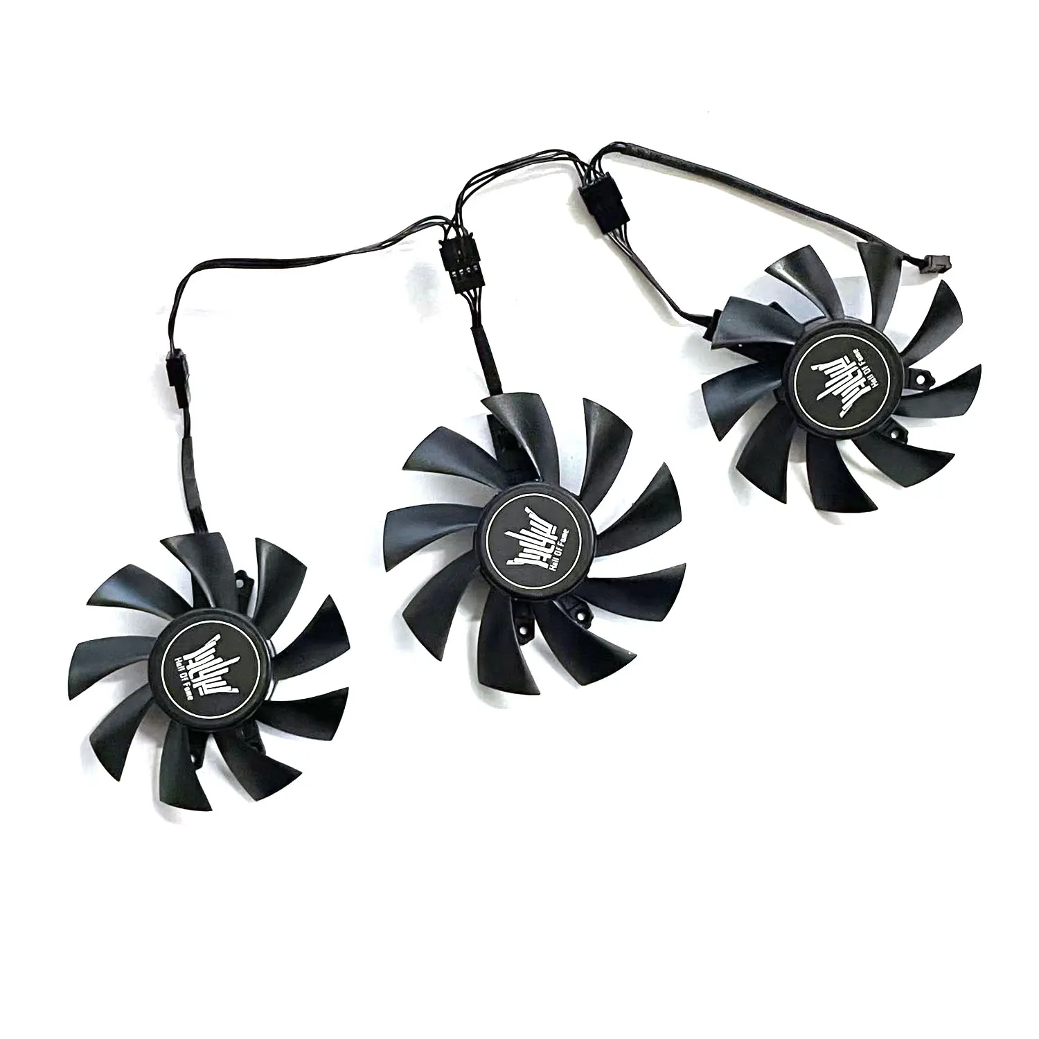 Novo 75mm 85mm 4pin fy08015l12lpa ga91s2u gpu ventilador para galaxy geforce gtx 970 gtx 980 ti hof placa gráfica de refrigeração