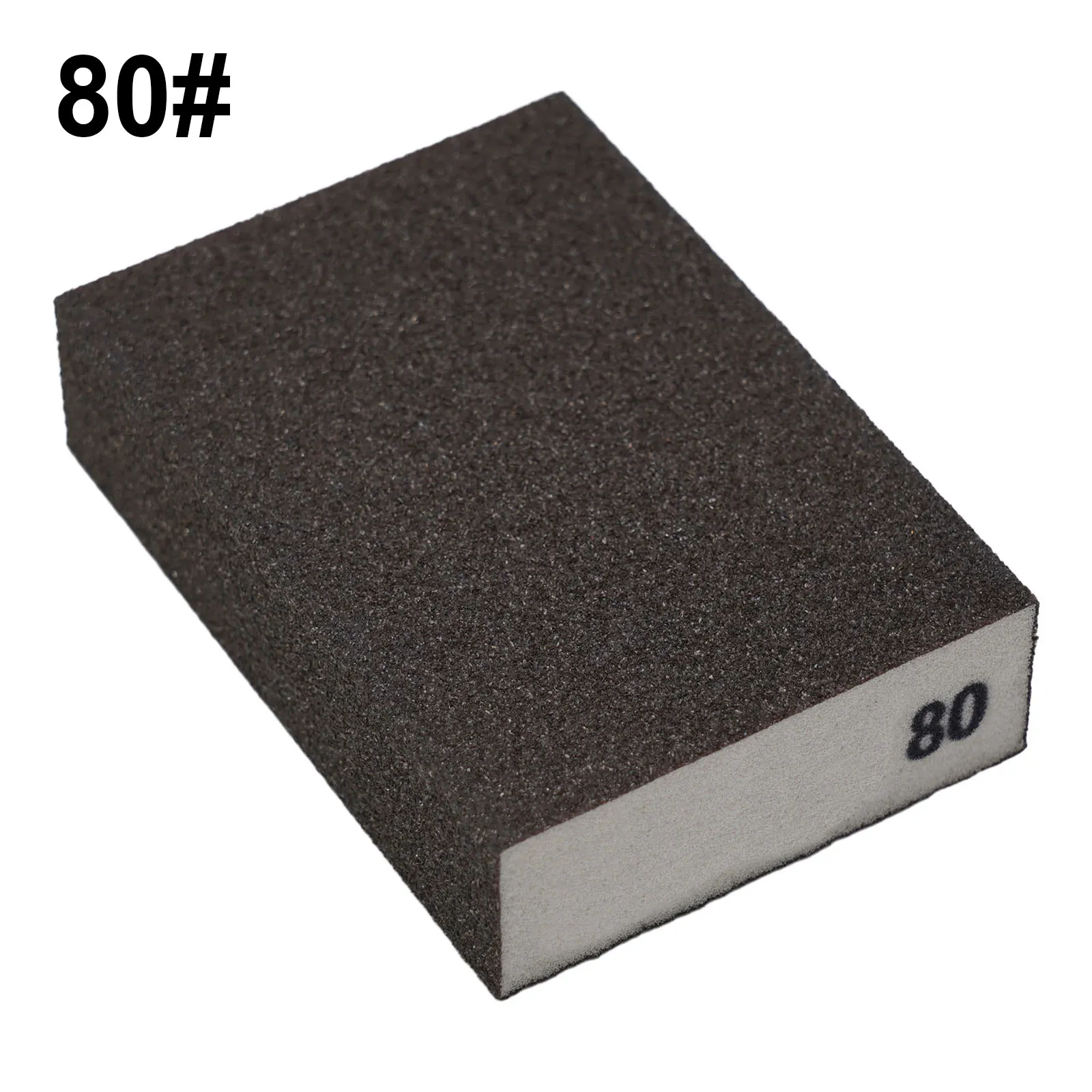 Cuttable Sanding Sponge Block Featuring 7 Grit Stages for Customized Sanding Depth on Paint Drywall and Hardened Coatings