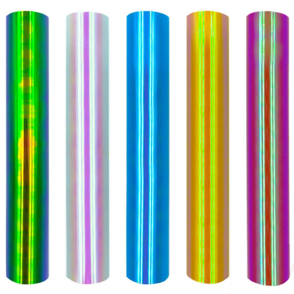 

Глянцевая голографическая фантомная радужная футболка с теплопередачей, пленка с надписями, рыболовная приманка, декор, фольга, горячее тиснение, фольга, голограмма