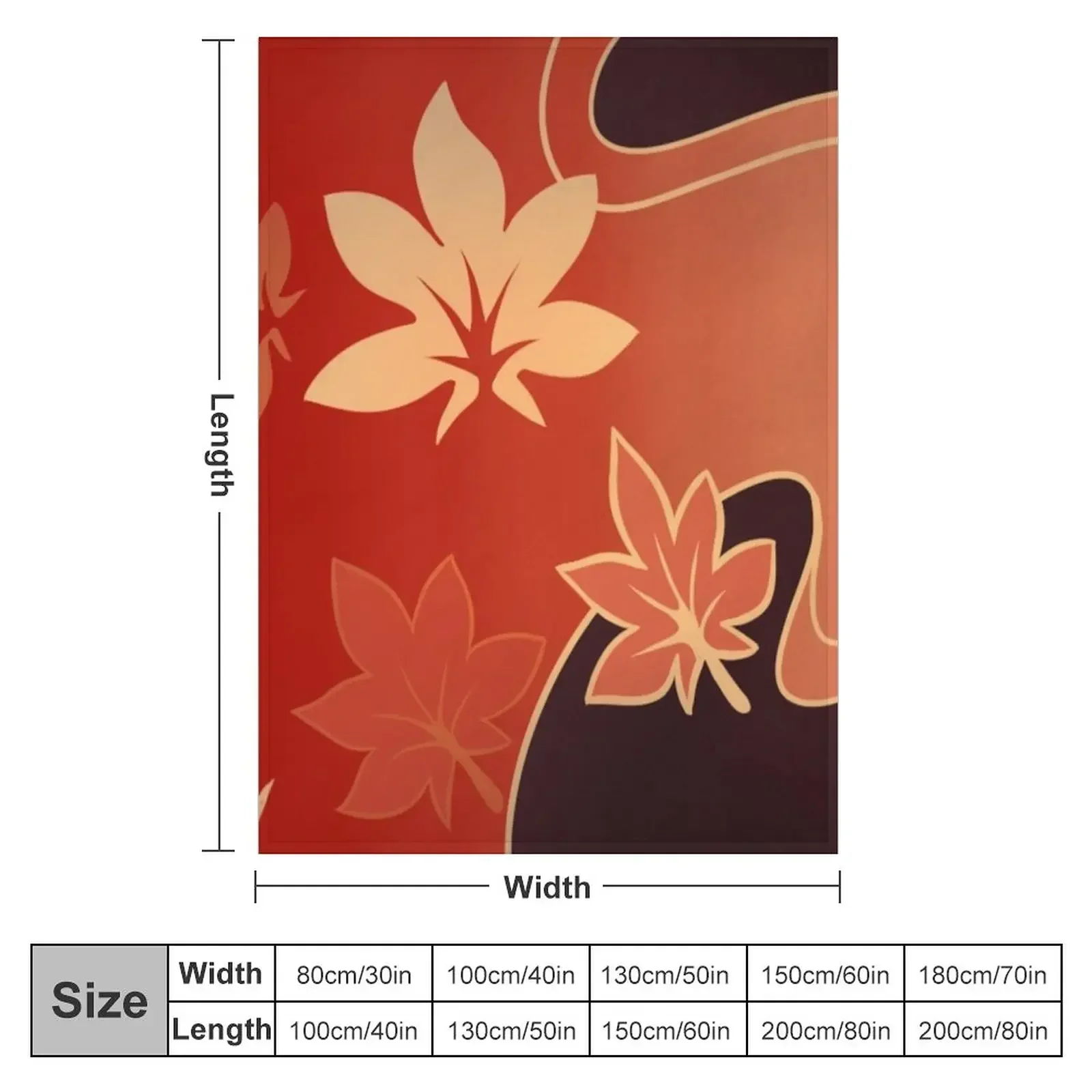 Kaedehara Kazuha Maple Pattern Throw Blanket Luxury St Decorative Throw Blankets