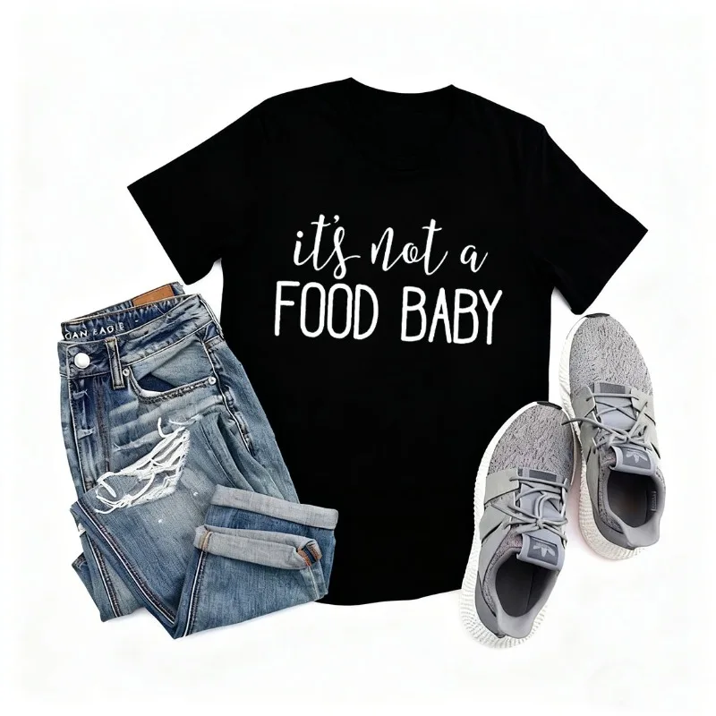 قميص It's Not A Food Baby، قميص إعلان الحمل للزوج، إعلان الحمل لعيد الشكر، أنا حامل #5