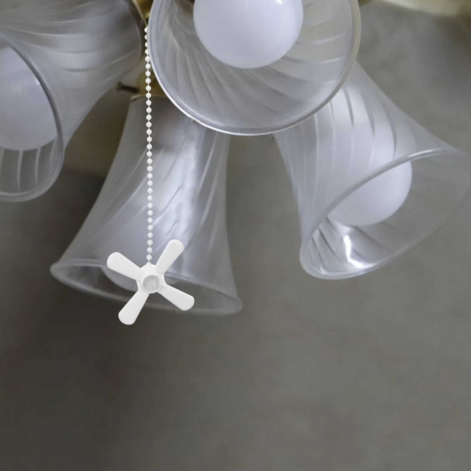 

2Pcs Fan Pull Chain: Decorative Ceiling Fan Pull Chains Black Vintage Style for Light Fixture and Pendant Lamp Extension