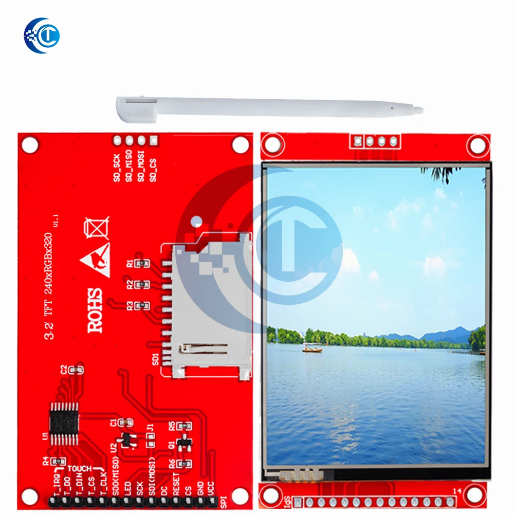 3.2 "3.2 بوصة TFT LCD وحدة شاشة تعمل باللمس 240X320 ST7789 شاشة الكريستال السائل لاردوينو UNO MEGA2560 مع اللمس/بدون اللمس