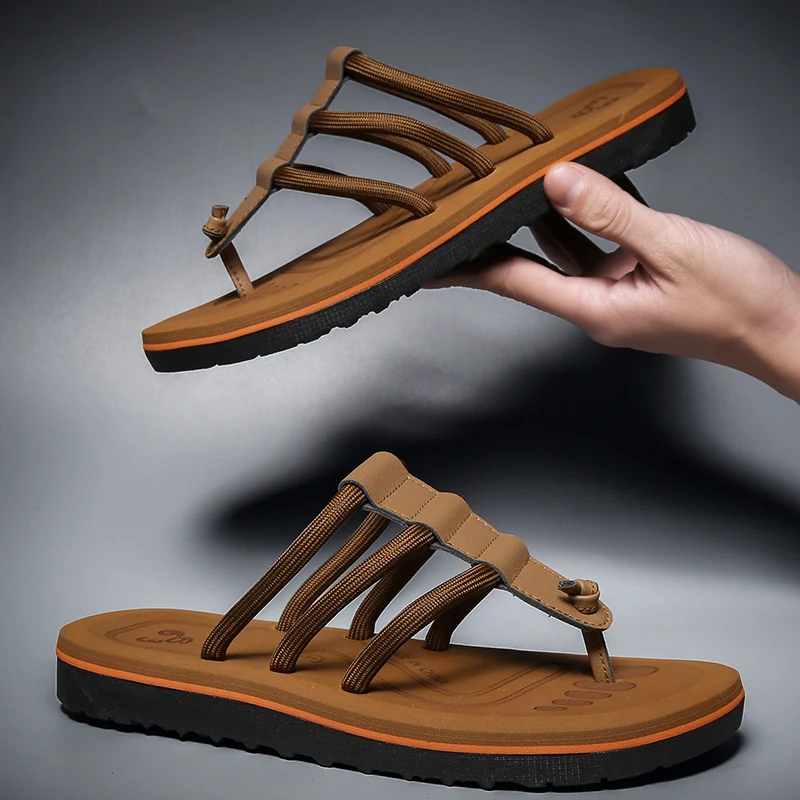 

Men's Non Slip Slippers Comfortable Breathable Home Slippers with Anti Slip Sole for Men