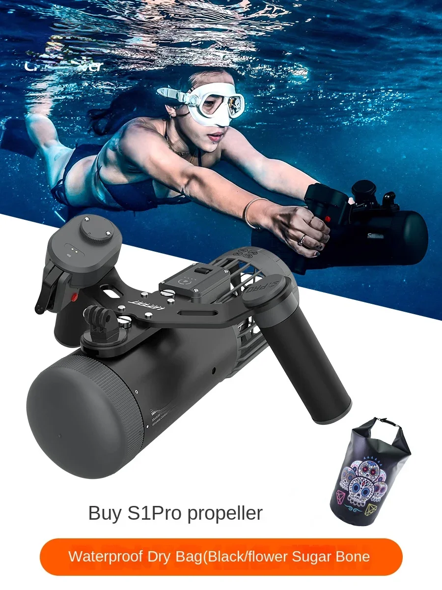 Sea Scooter Diving Booster Swimming Booster Portable Electric Water Playing Snorkeling