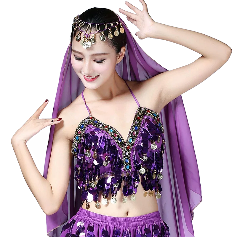 Clearance Sale! Belly Dance Coins Halter Tops (with pads)