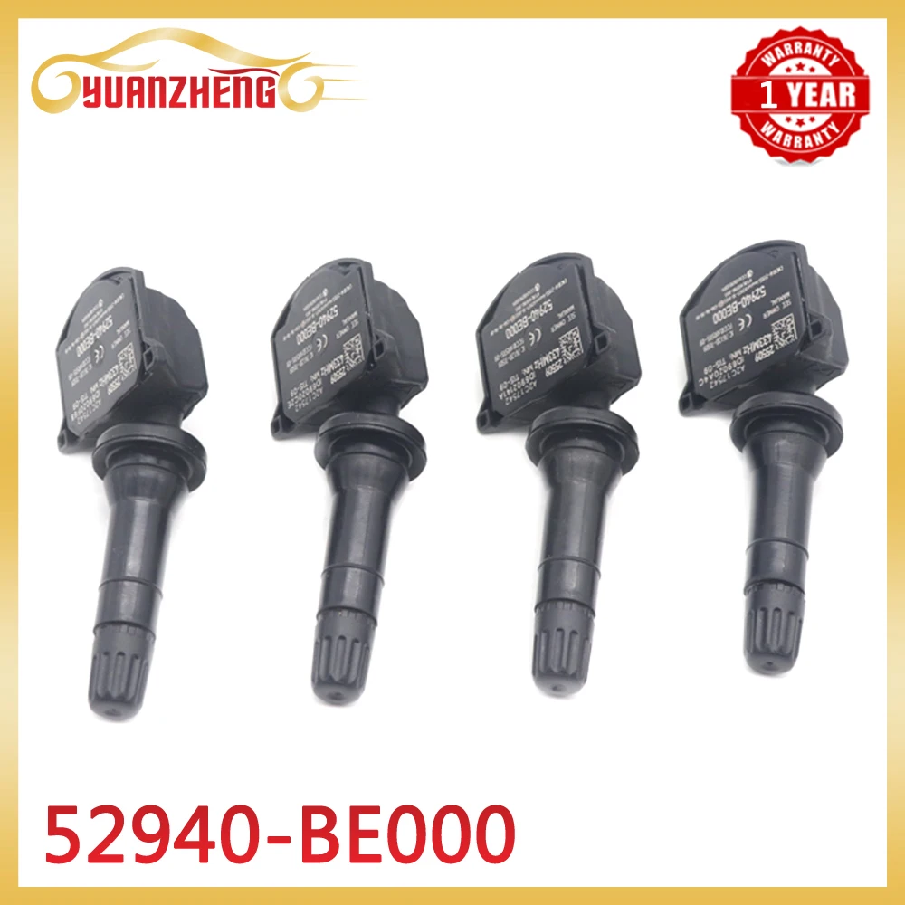 52940-BE000 Car TPMS Tire Pressure Monitoring Sensor For Kia EV5 EV6 Hyundai Kona electric Tucson Kona 2023-26 52940BE000 433MHz