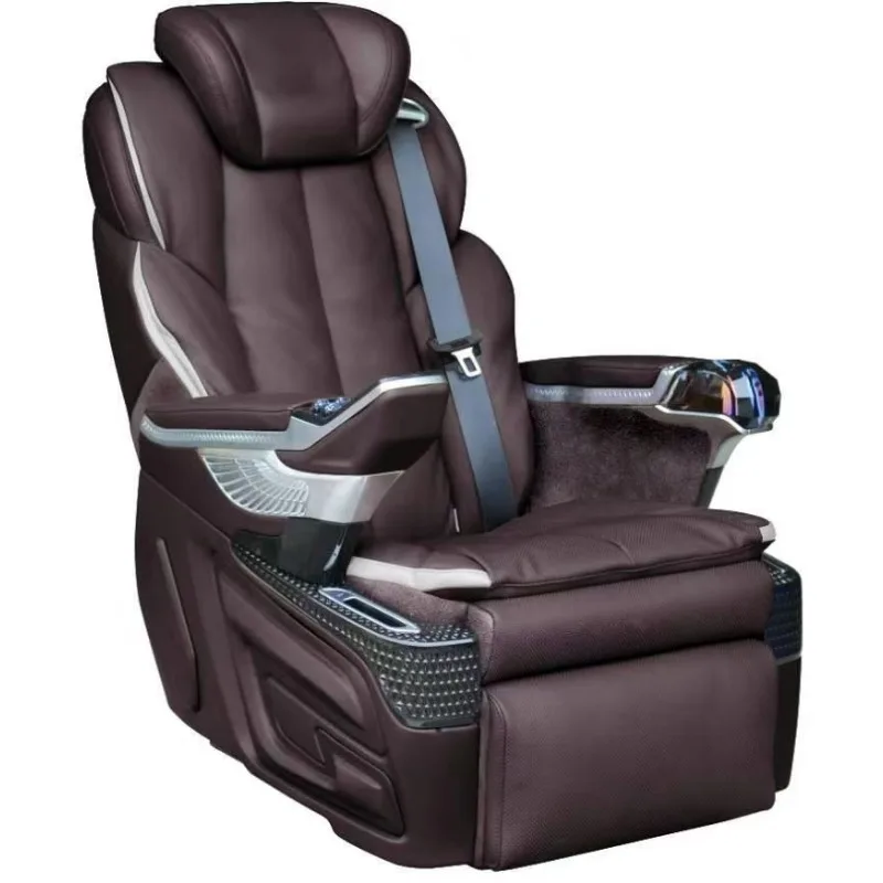 

Zero gravity seat with shoulder adjustment, commercial vehicle modified aviation seat