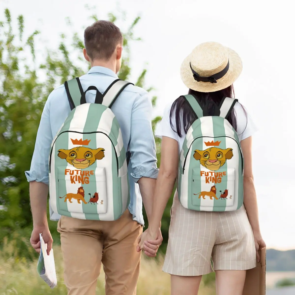 Weekend Picnic Lion King Simba Sturdy Shoulder Solid The Lion King Daypack Unisex Bookbag Gift