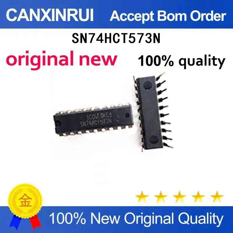 (5-100 Pieces) Brand new original SN74HCT573N direct insertion DIP-20 latch chip IC in stock