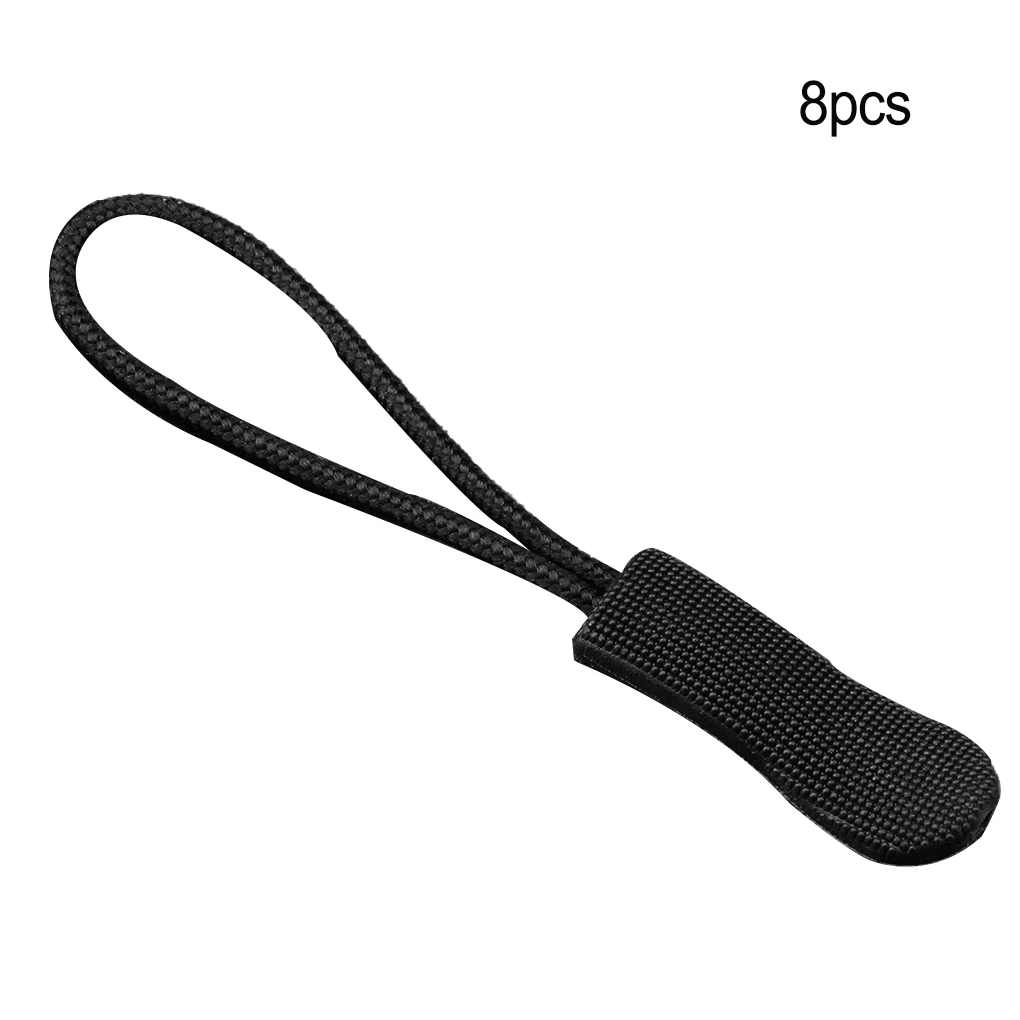 지퍼 풀 풀러 스포츠 의류, 경량 로프 태그 고정 장치, 다목적 교체 버클 의류, 흰색, 8 개