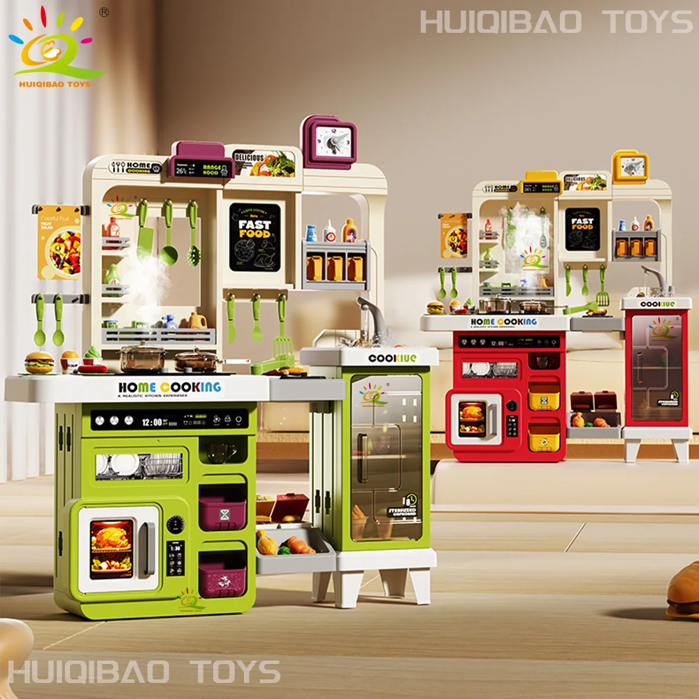 3in1ベビーキッチンおもちゃ食器洗いシンクグリル電気食器洗い機ごっこ遊び家事教育玩具子供向け