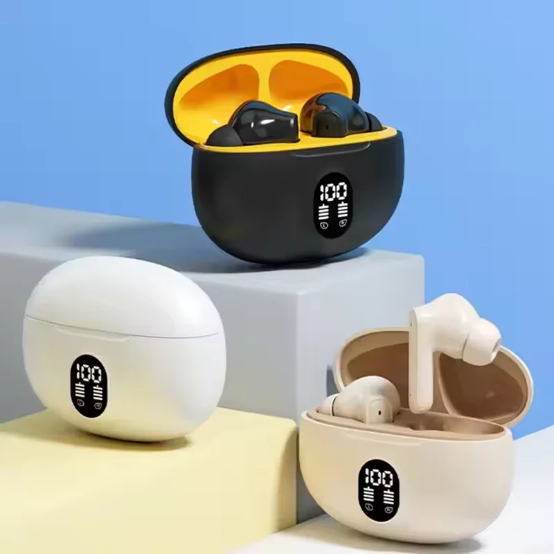 NEW S510 TWS Wireless Headphones LED Power Earphones Digital Display Headset Stereo Sound Bluetooth-compatible 5.3 for Xiaomi