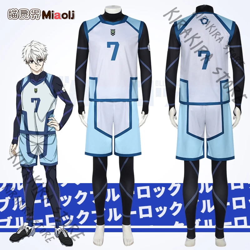 BLUE LOCK Anime Ball Uniform Karasu Tabito Hiori You Cosplay Costumes Props Outfit Clothing Carnival Clothes Hallowmas Full Set