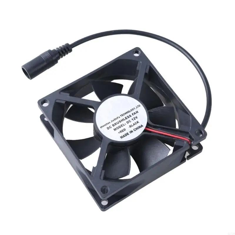 H37b 80mm مروحة 12V 8025 الأكمام تحمل التبريد بدون فرش 80mmx25mm العادم