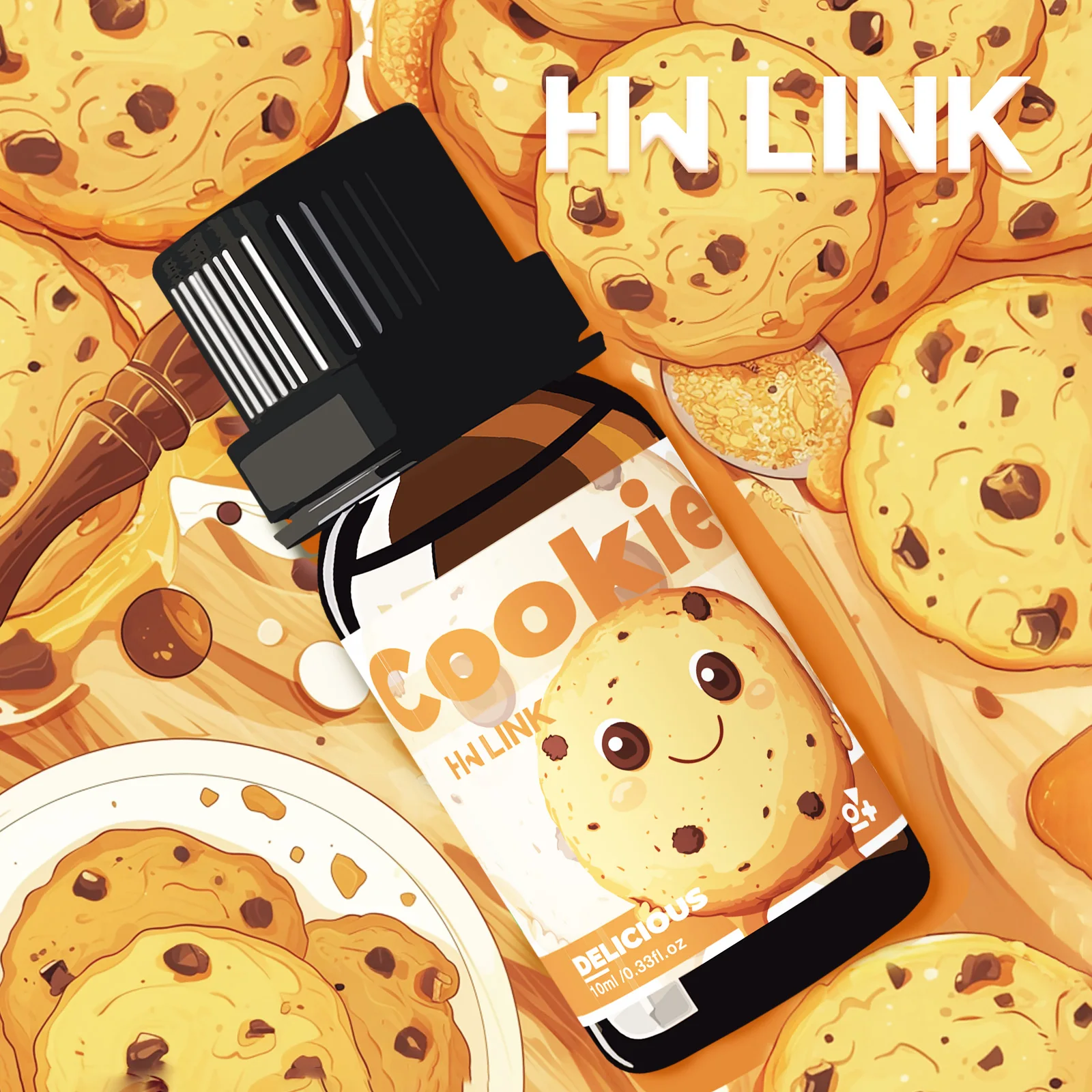 Home Fragrance Diffuser Oil - Óleos Essenciais de Biscoito 10ml para