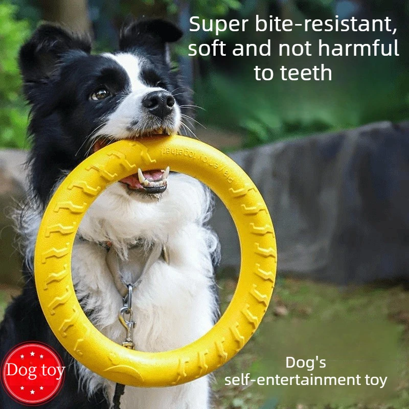 Juguete para mascotas de EVA de 1/3 pieza, frisbee indestructible para perros, juguete para perros para autoentretenimiento y aliviar el aburrimiento, pelota para mascotas para todos los perros