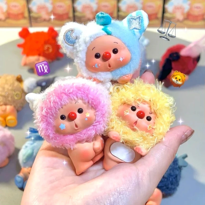 

Аутентичные это Jotoys, серия «Медведь Созвездие», мини-шкатулка с орнаментом, милая кукла, модный подарок ручной работы на день рождения, загадочная коробка