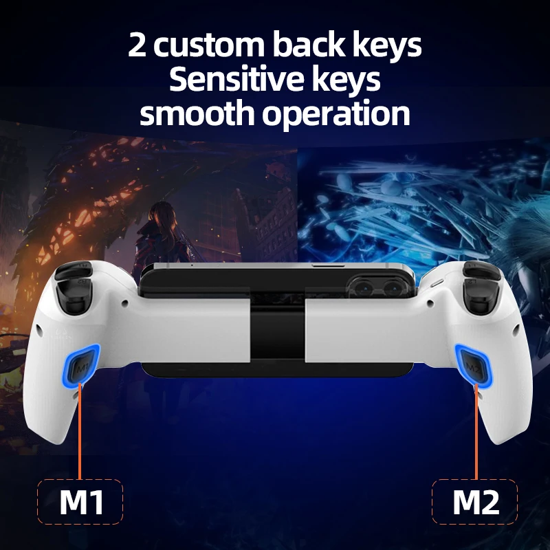 D9 Android Gamepad Mobile Phone Stretching Game Controller for IOS PC Tablet Switch PS3/PS4 Dual Hall Somatosensory Joystick