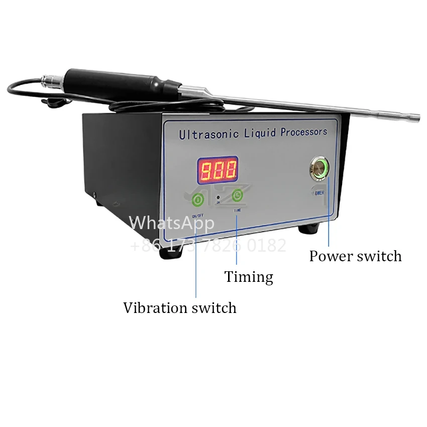 500W 28/35KHz Ultrasonic Processor Equipment Sonicator Probe Lab High Speed Sonic Homogenizer Mixer Liquid Cell Disruptor