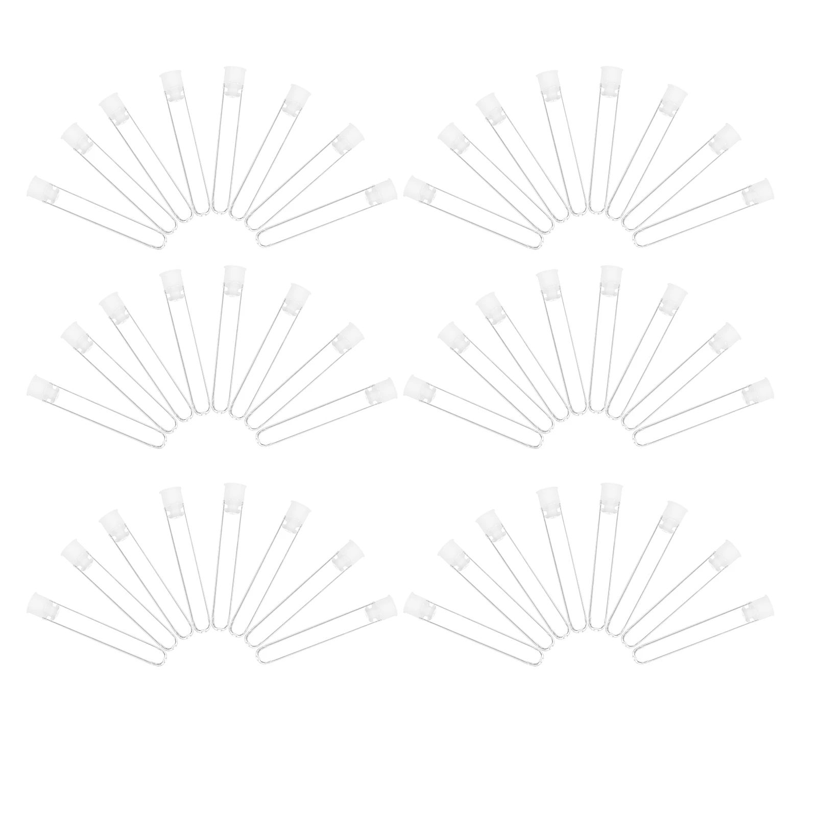 

50Pcs Transparent Plastic Storage Tubes Sewing Needle Organizer Threading Needle Holder Embroidery Storage Container for Small