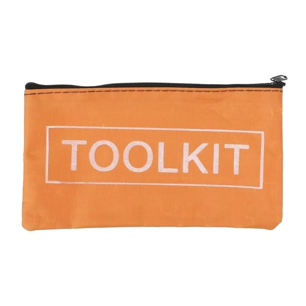 Multi-function Tool Organizer Pouch Oxford Canvas Waterproof Material Hardware Toolkits Large Capacity Zipper Closure