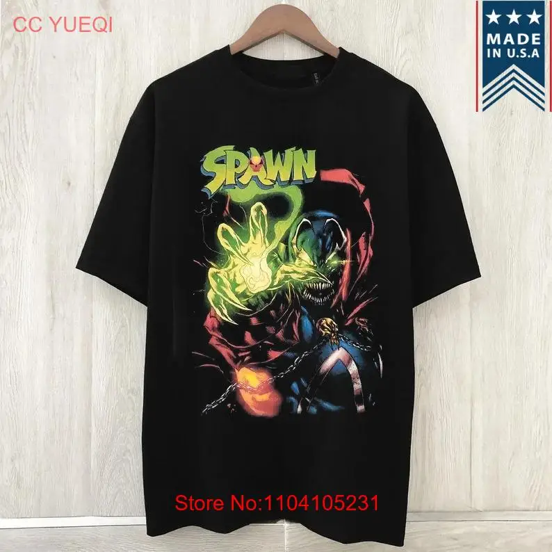 Spawn Movie Graphic Black Cotton T Shirt Full Size S-5XL ET453